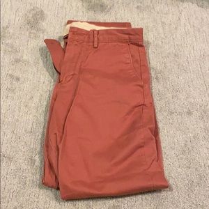 J crew urban slim pants salmon color
